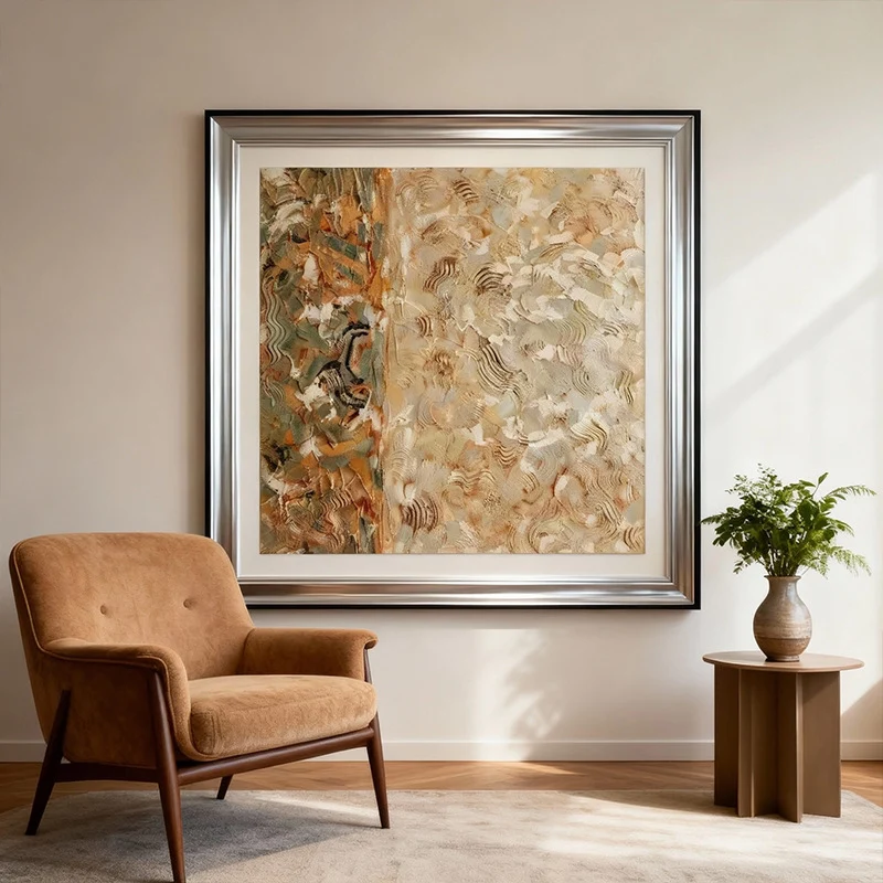 Künstlerische strukturierte Leinwand Wandkunst