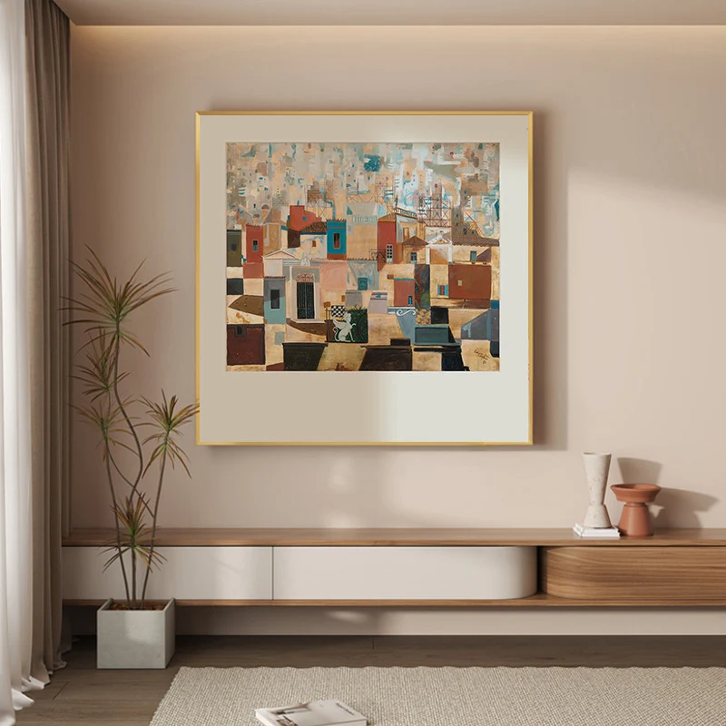 Künstlerisch gerahmte Leinwand Wandkunst