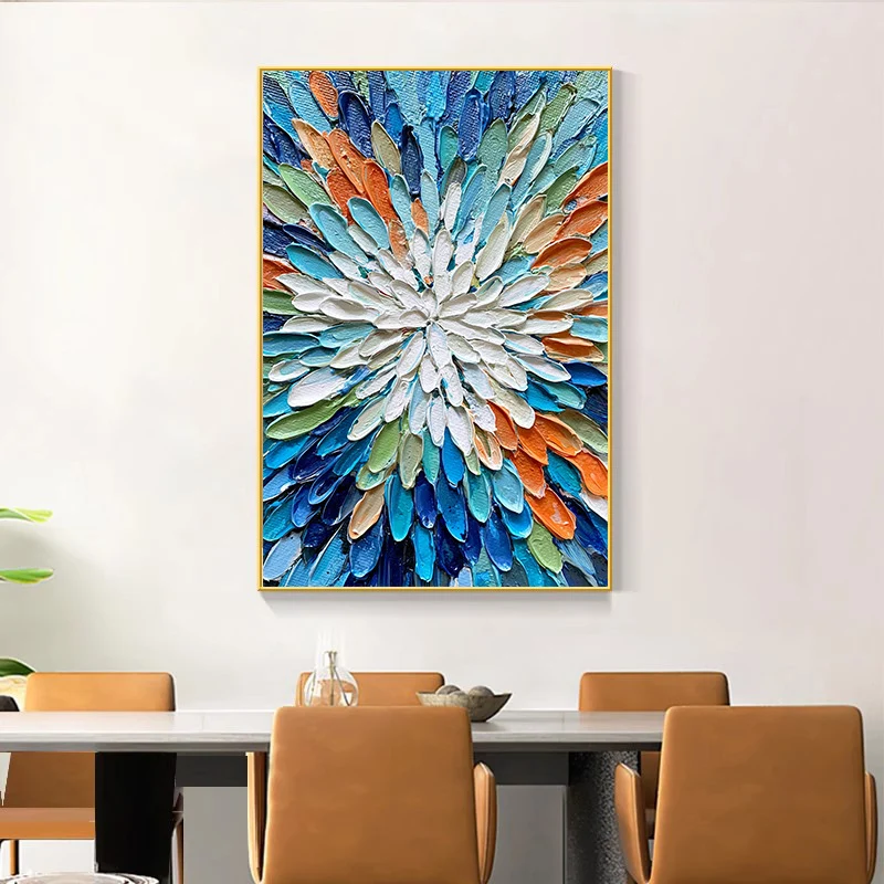 Künstlerische Florale Leinwand Kunst