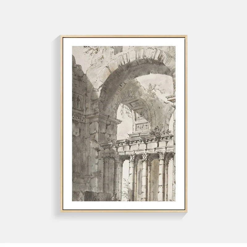 Architektonische Skizzen Wandkunst für Innenräume