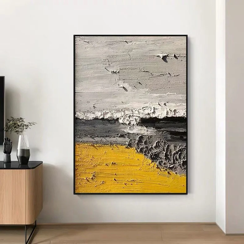 Abstrakte Texturierte Wandkunst für Innenräume