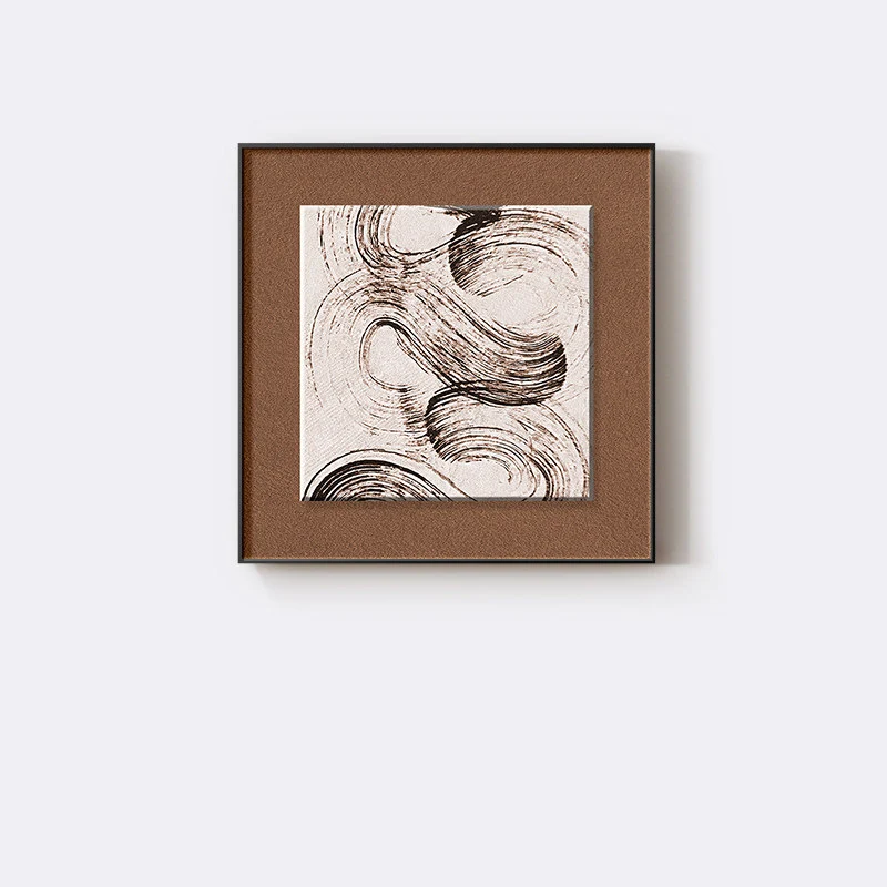 Abstrakte textile Wandkunst