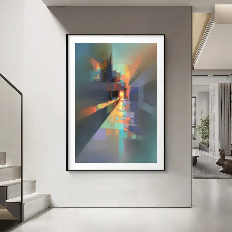 Abstrakte impressionistische Leinwand Wandkunst