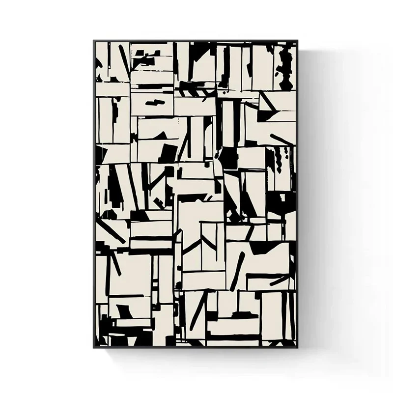 Abstrakte Geometrische Wandkunst Leinwand