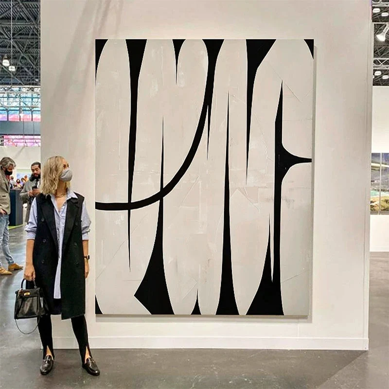 Abstracte Ausdruck Leinwand Kunstwerk für Innenräume