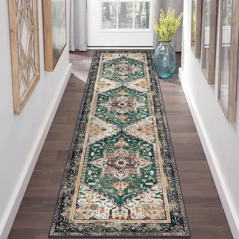 Vintage-inspirierter geometrischer Teppich