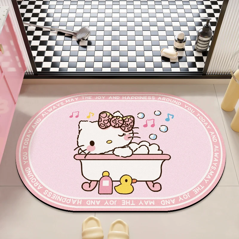 Hello Kitty Plüsch-Badevorleger für Badezimmer