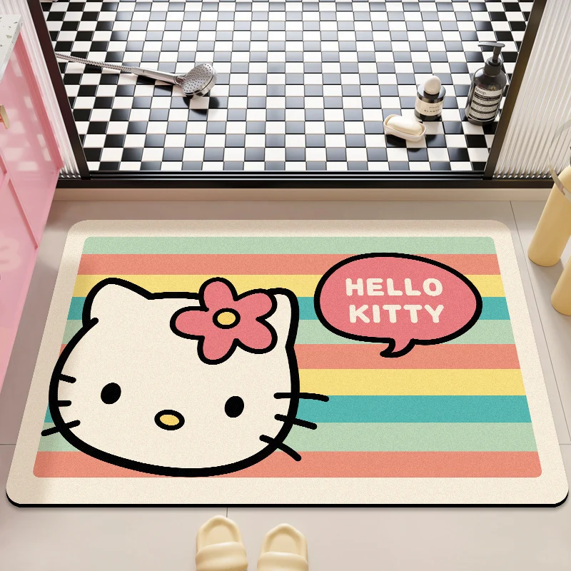 Hello Kitty Plüsch-Badevorleger für Badezimmer