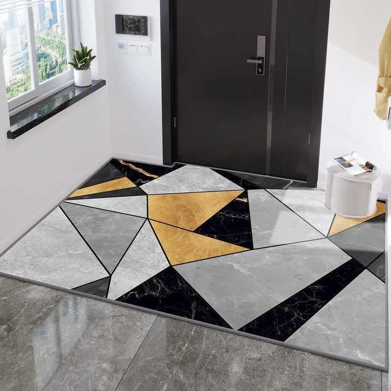 Geometrisches Muster Dekorativer Teppich