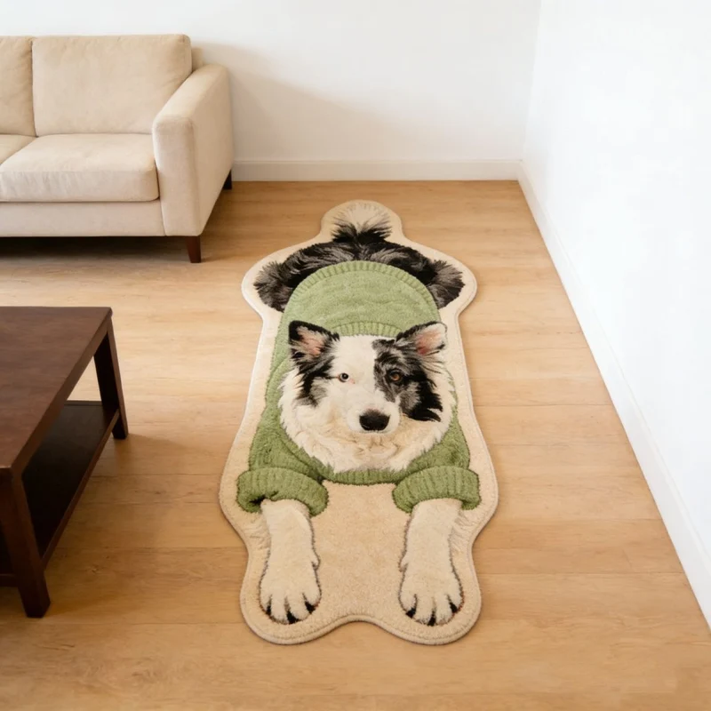 Hundethemen dekorative Fußmatte