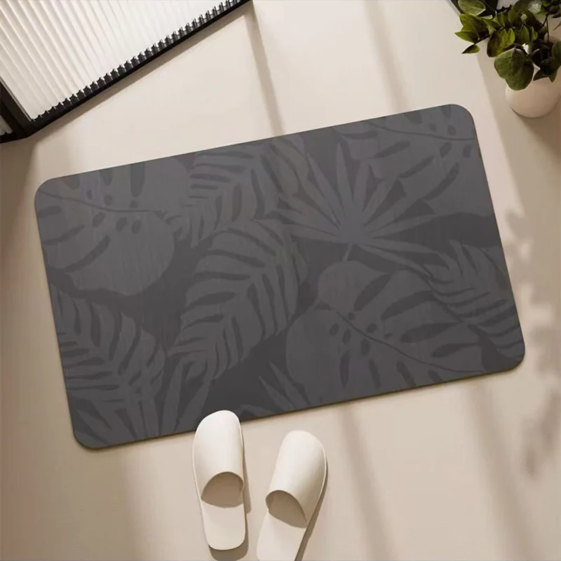 Dekorativer Blatt-Print Badezimmermatte für Zuhause