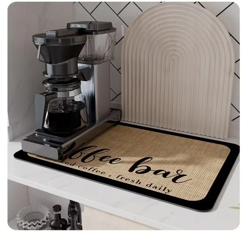 Kaffeethemen-Küchenmatte
