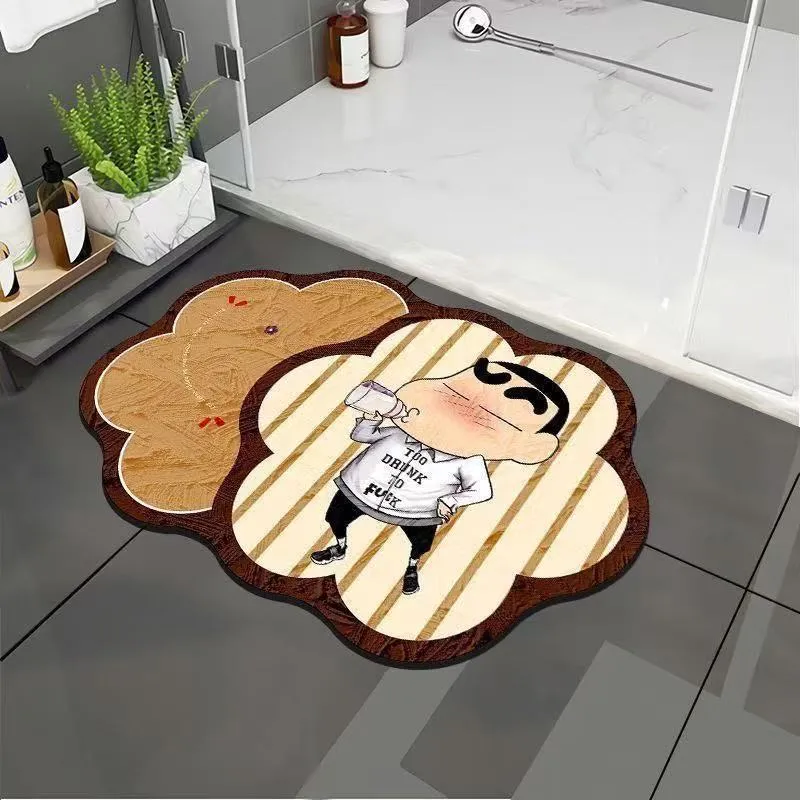 Cartoon-Thema Plush-Badmatte