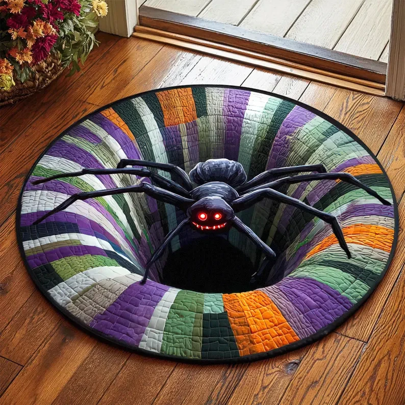 Künstlerischer Halloween-Teppich