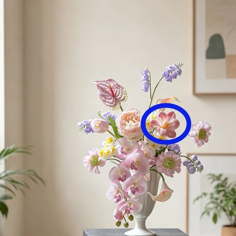Premium dekorative Blumenarrangement