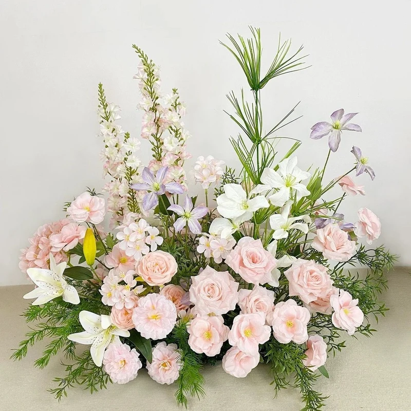 Lush Faux Floral Tischdeko Arrangement