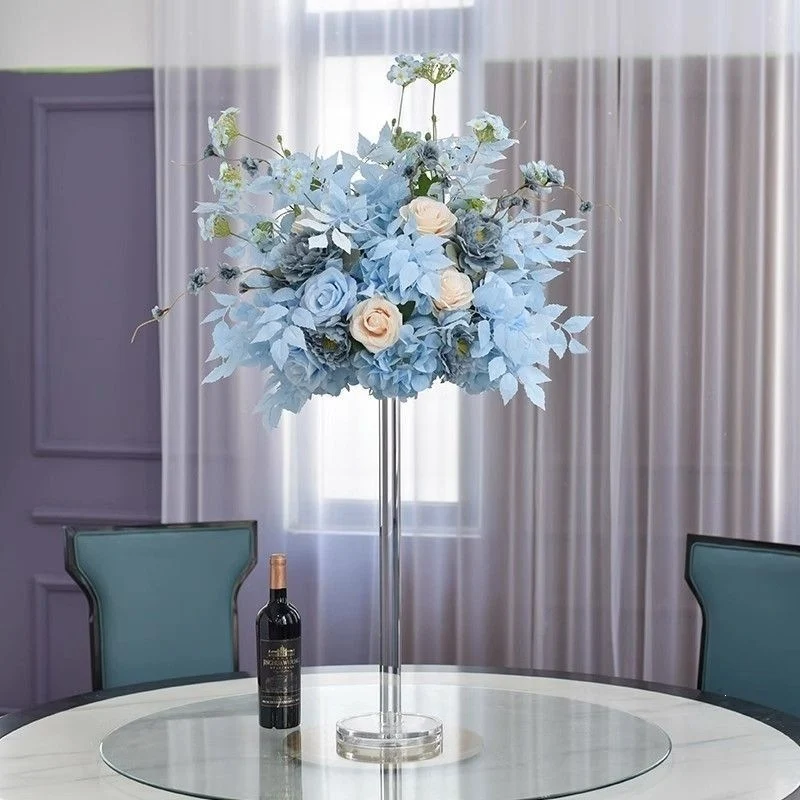 Elegante florale Mittelstück mit Acrylständer