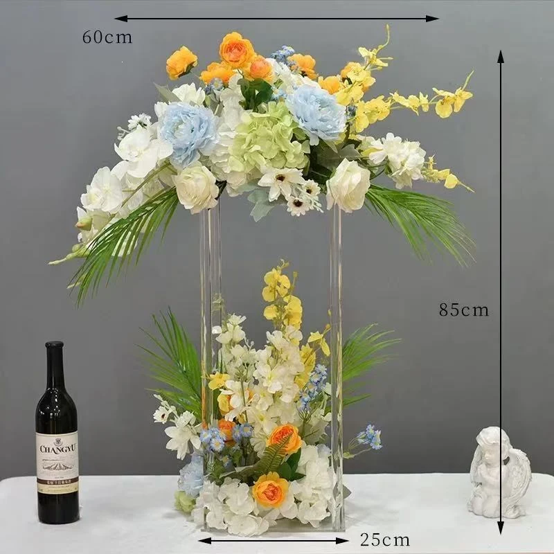 Elegante Blumenzentrale Vase