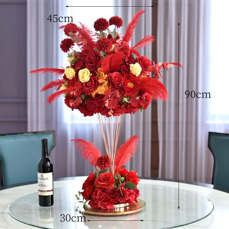 Elegante Floralzentrum Skulptur