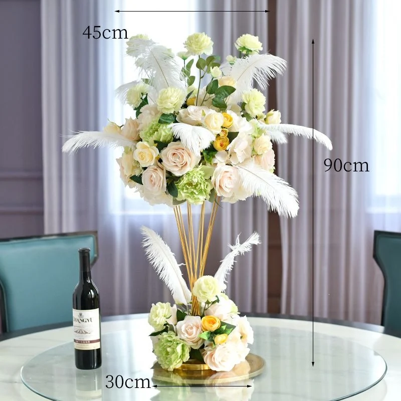 Elegante Floralzentrum Skulptur
