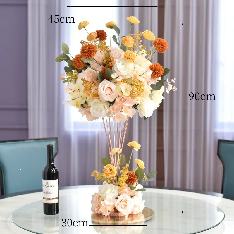 Elegante Floralzentrum Skulptur