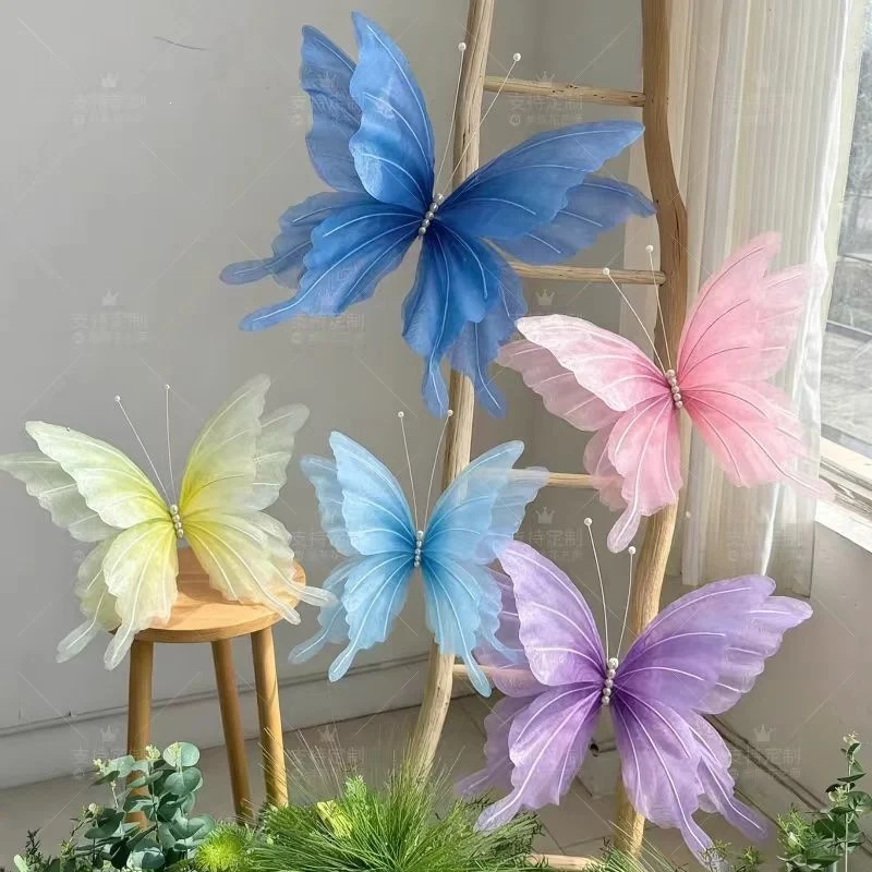 Dekorative Schmetterlingsgarten-Skulpturen