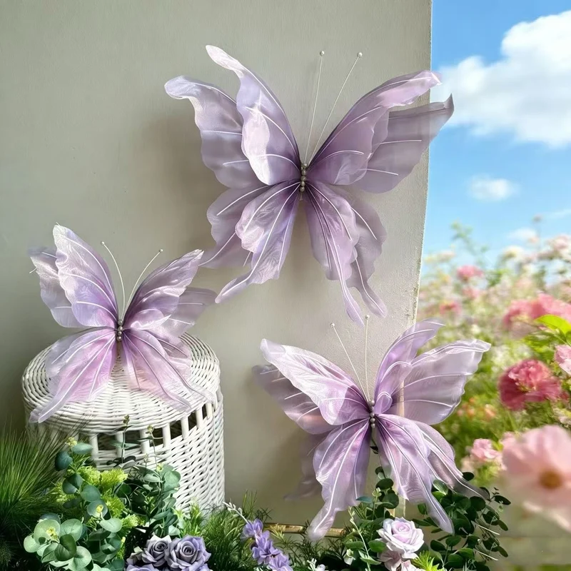 Dekorative Schmetterlingsgartenkunst