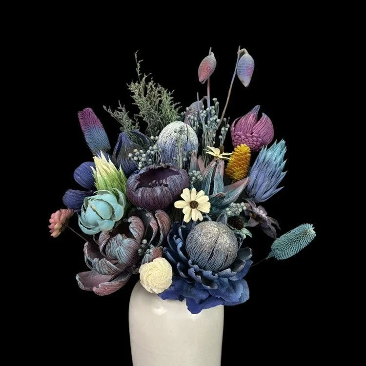 Künstlerische Blumenausstellung