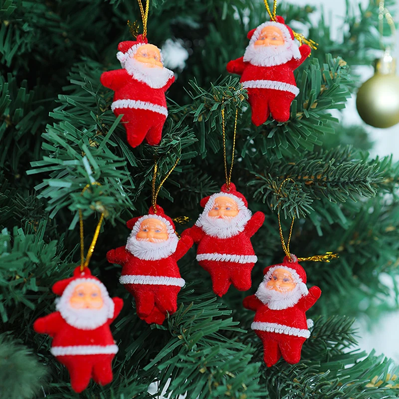 Weihnachtsmann-Anhänger, Kunststoff