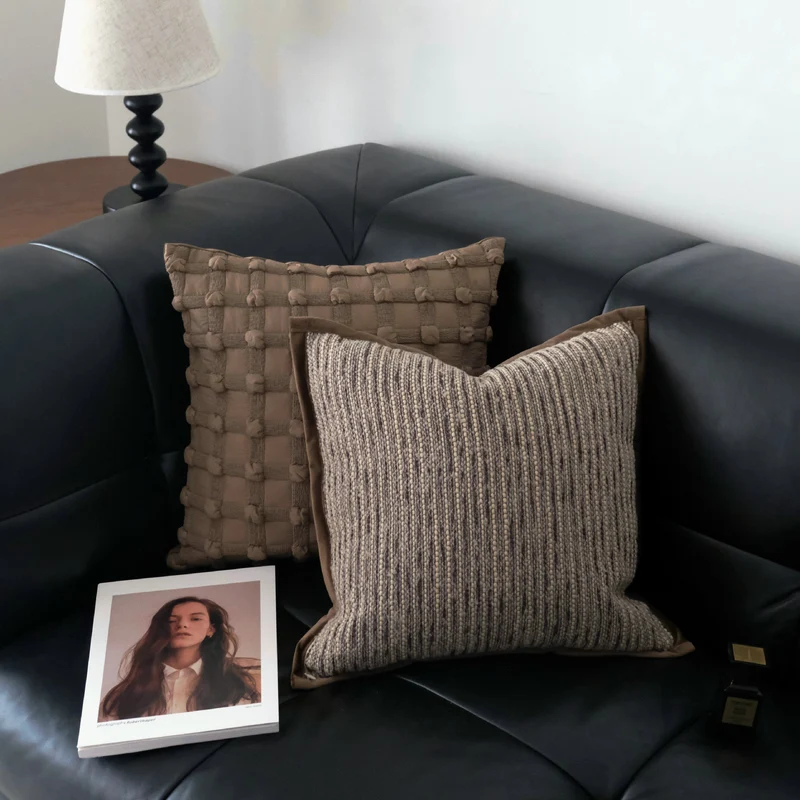 Dekokissen mit Strickbezug, 30–50 cm