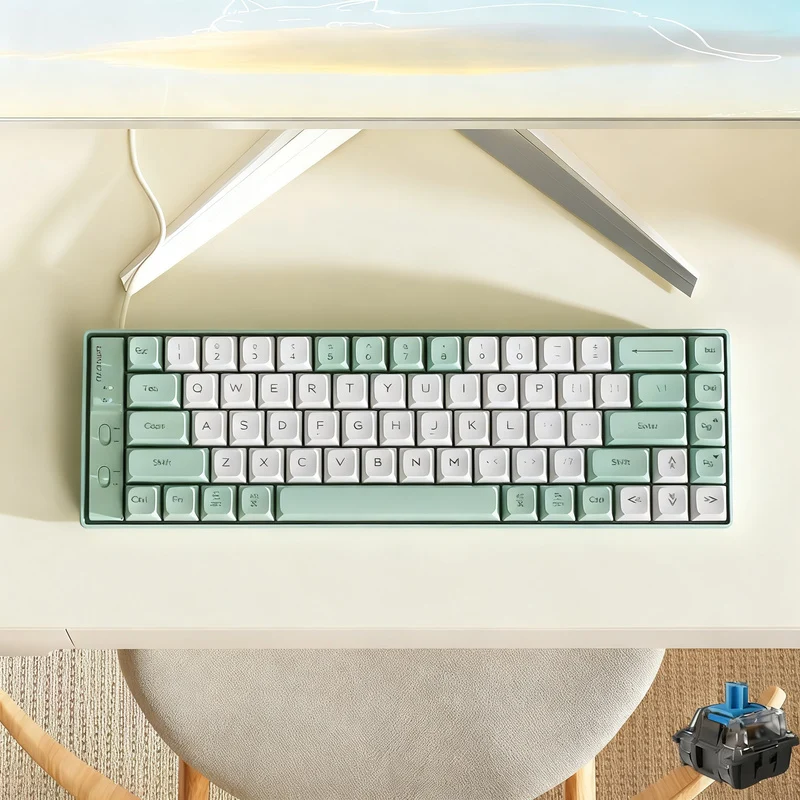 Kabelgebundene Gaming-Tastatur mit mechanischen Schaltern