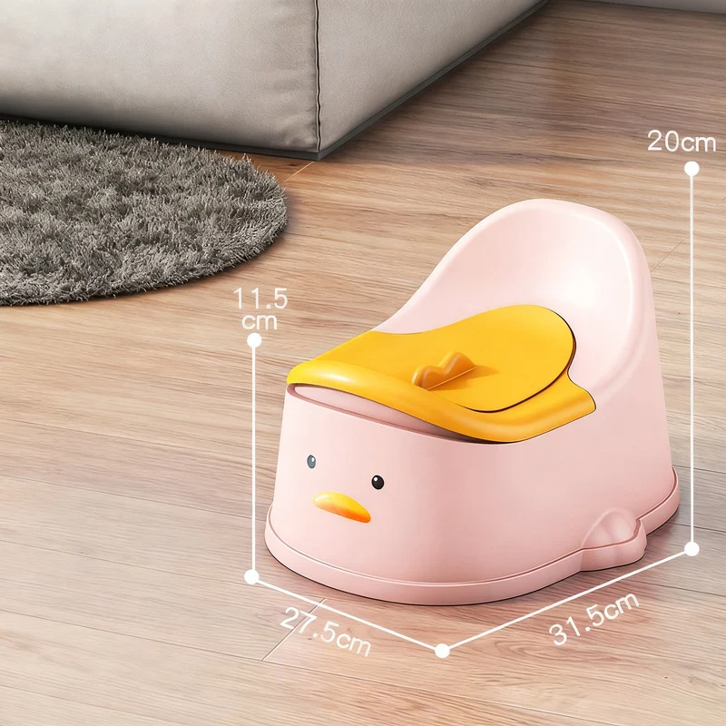 Kindersitz mit Rückenlehne für die Toilette