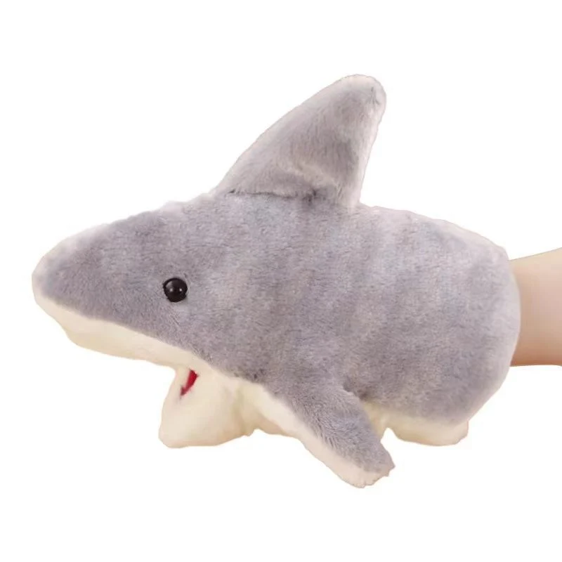 Handpuppe Hai mit beweglichen Armen