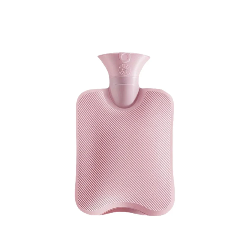 Wärmflasche mit Plüschbezug, 1000–2000 ml