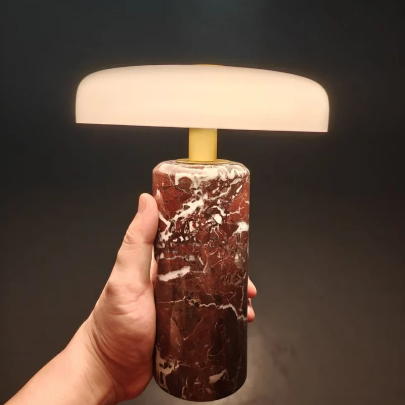 Tischleuchte 5809 mit Marmorsockel und LED
