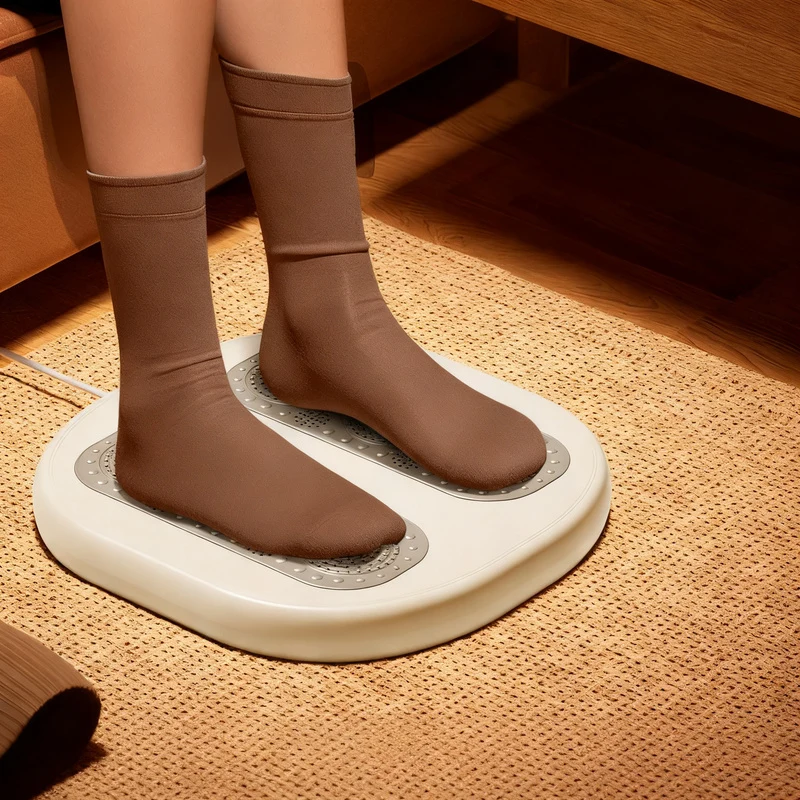 Elektrische Fußwärmematte mit Massage