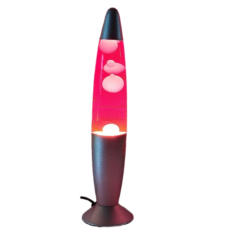 Lavalampe mit Aluminiumschirm, 40 cm