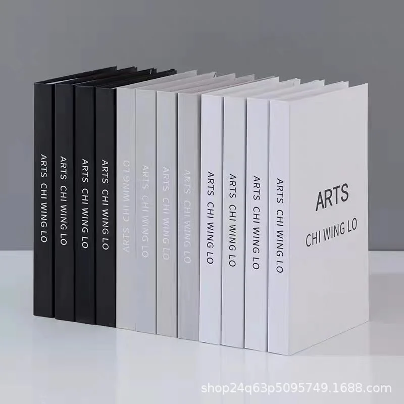 Dekoratives Kunstbuch, nordisch-minimalistisch