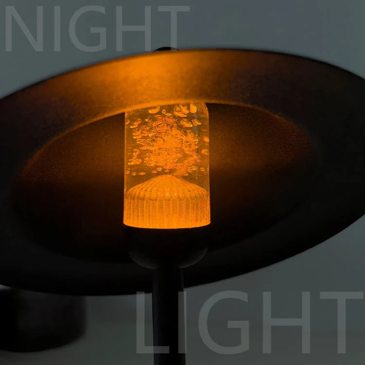Kleine Tischlampe mit Schieber, USB-Aufladung, kreatives Design