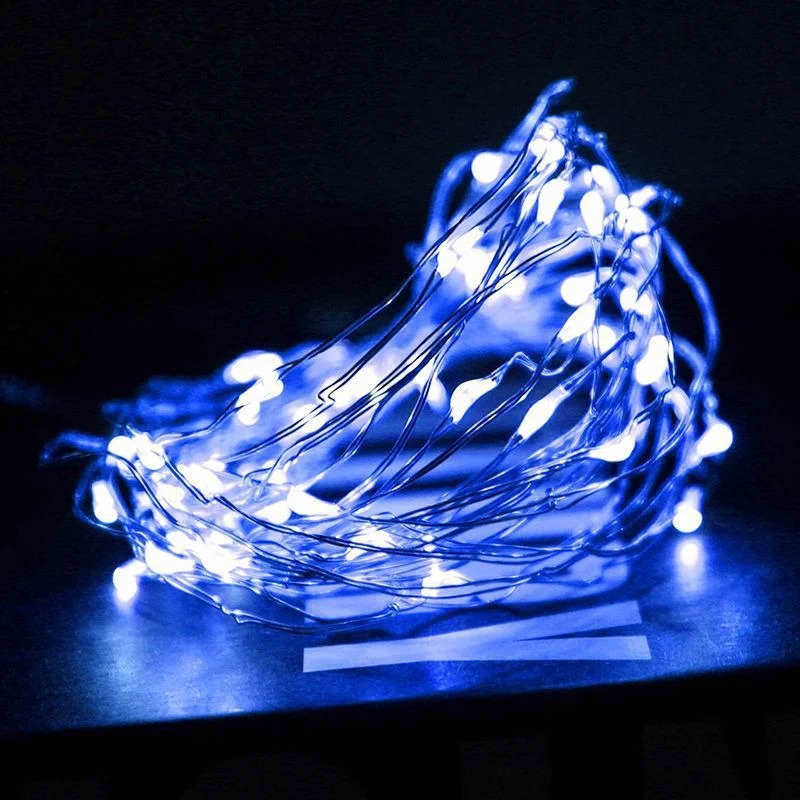 Solar-Kupferdraht-Lichterkette mit Fernbedienung