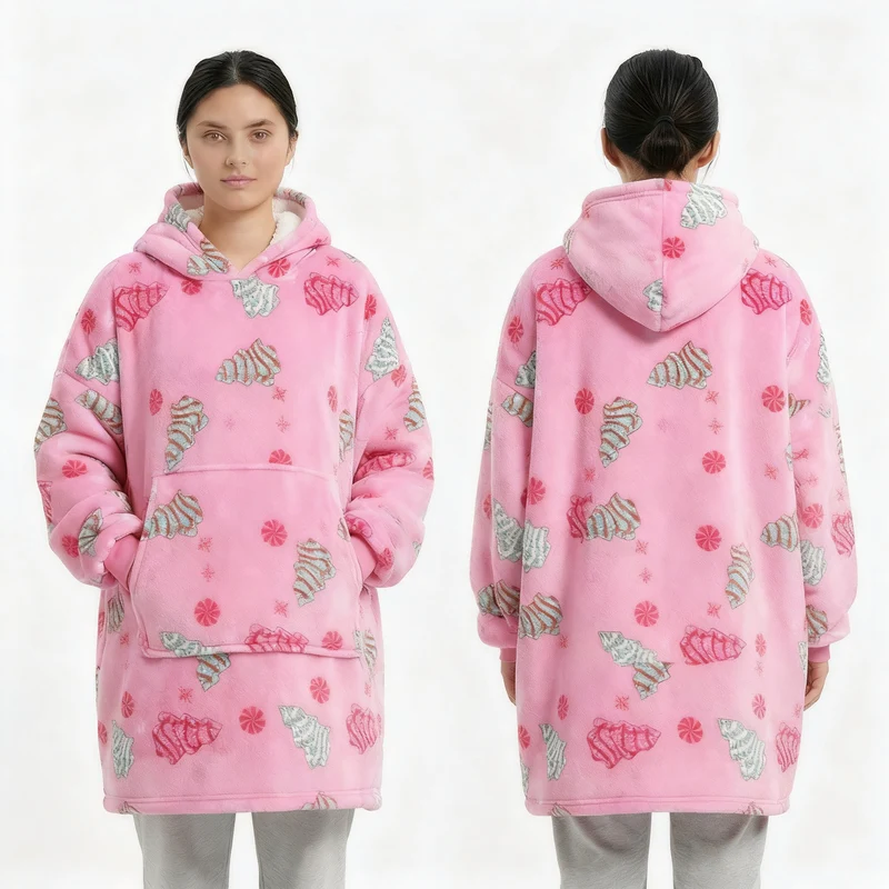 Tragbare Decke aus Fleece, 350 g/m²