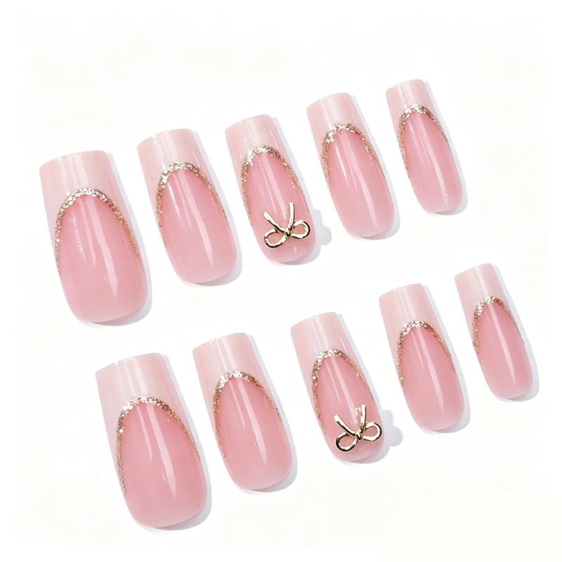Elegante Französische Spitze Nagelkunst Karnz