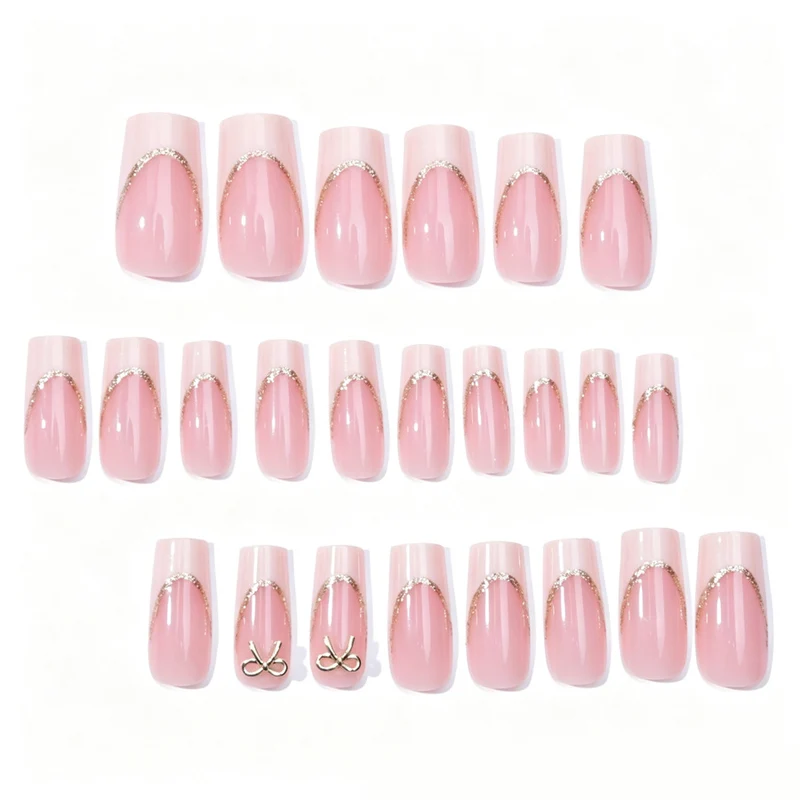 Elegante Französische Spitze Nagelkunst Karnz