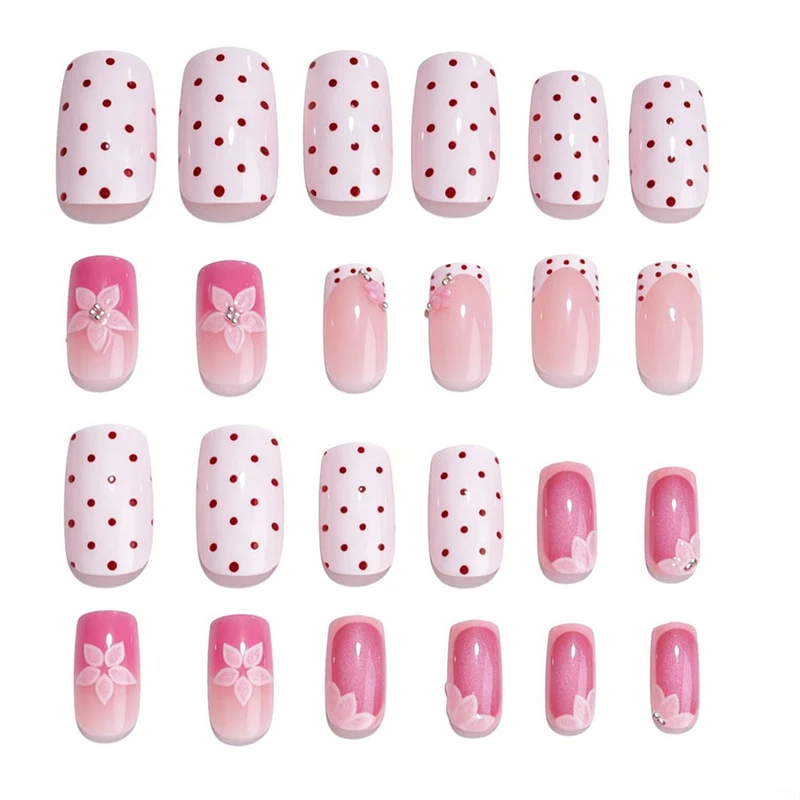 Dekorativer Press-On Nagelkunst-Kit Karnz