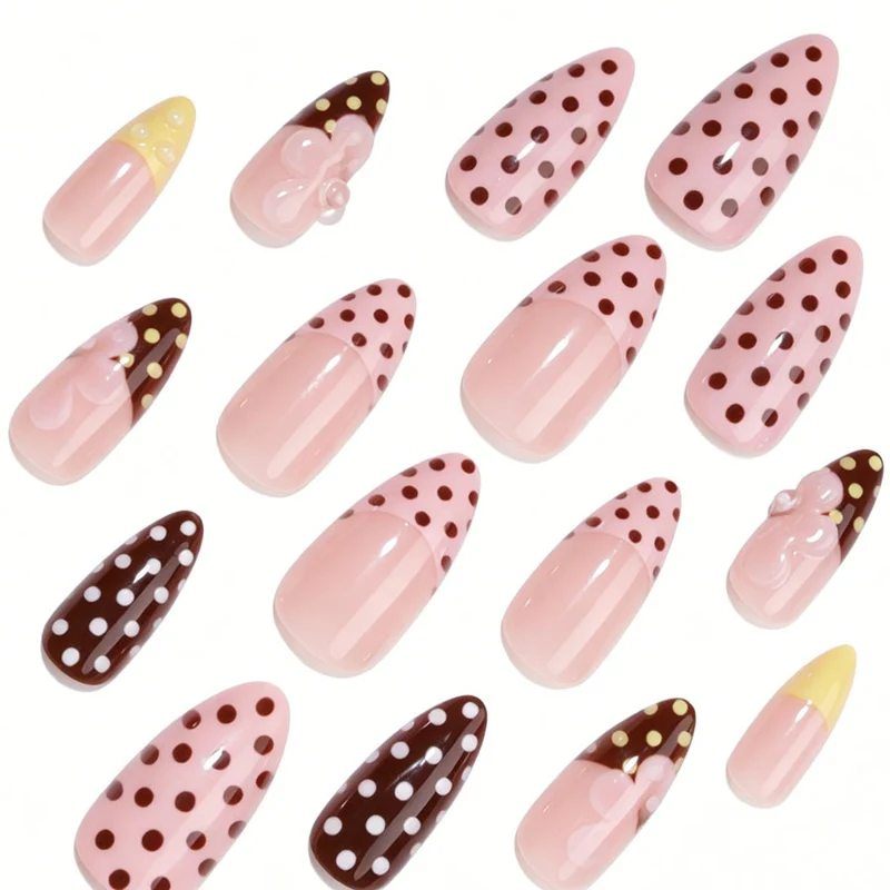 Dekorative Blumen Stiletto Drucknägel Karnz