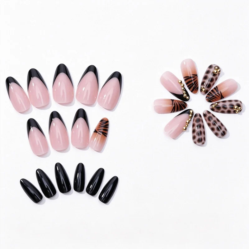 Kreatives Stiletto-Nageldesign Karnz