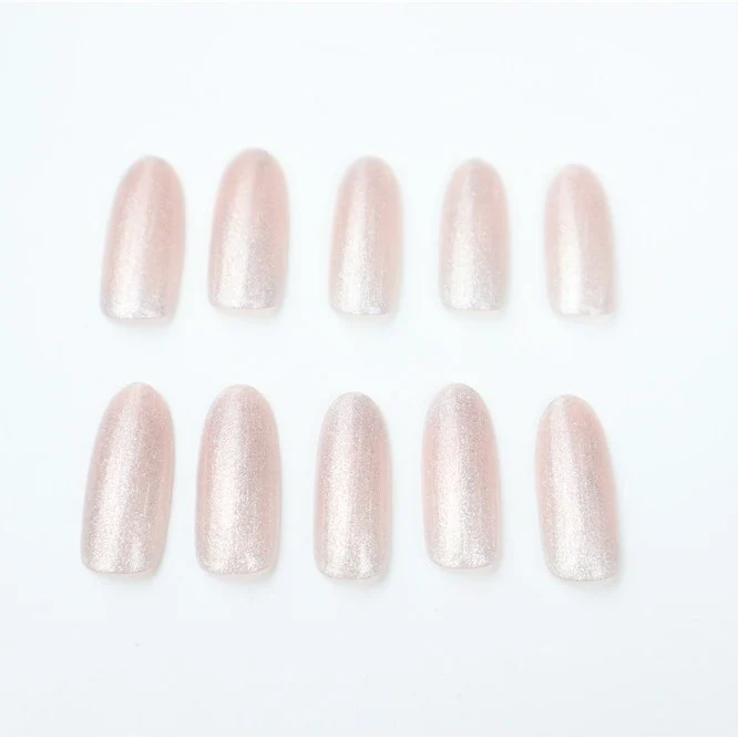 Funkelnde Glitzer Ombre Press-On Nägel Karnz