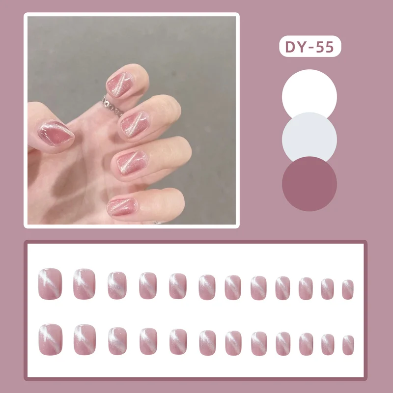 Sparkling Gel Press-On Nail Set Karnz
