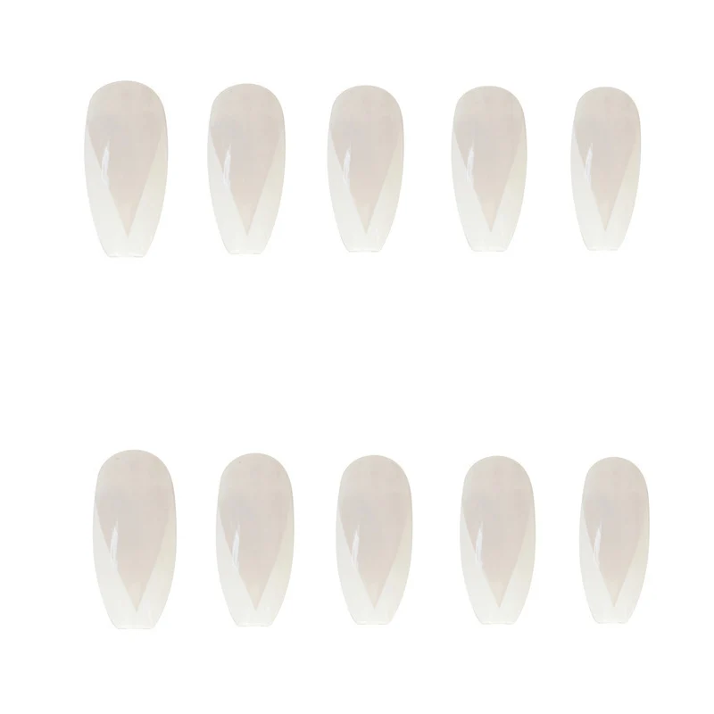 Premium Lange Stiletto Druck-Nägel Karnz