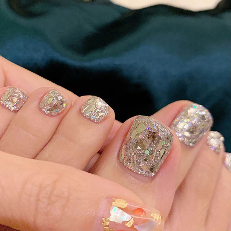 Premium Glitzernde Press-On Nagelkunst Set Karnz